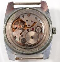 Wostok 18 köves karóra, szíj nélkül, működik, karcokkal, 40x32 mm