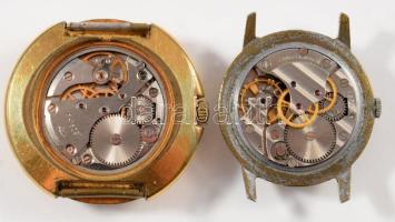 Paketa és Ruhla karóra, szíj nélkül, szervizelendő, kopással,