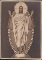 1947 Mindszenty József (1892-1975) bíboros, hercegprímás, esztergomi érsek autográf képeslapja Géfin...