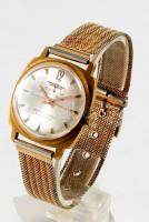 Zeih De Luxe svájci karóra, mechanikus, fém szíjjal, nem működik (leáll, feltehetőleg tisztításra szorul), d: 32mm