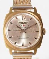 Zeih De Luxe svájci karóra, mechanikus, fém szíjjal, nem működik (leáll, feltehetőleg tisztításra sz...