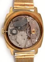 Zeih De Luxe svájci karóra, mechanikus, fém szíjjal, nem működik (leáll, feltehetőleg tisztításra sz...