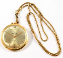 Mortima zsebóra, 17 köves, lánccal, működik, d: 4cm