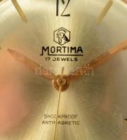 Mortima zsebóra, 17 köves, lánccal, működik, d: 4cm