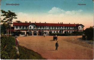 1916 Sátoraljaújhely, pályaudvar, vasútállomás. Vasúti levelezőlapárusítás 24. sz. - 1915. + "K.u.k. Feldpostamt 209" "K.u.k. Brig. Bäck. No. 2" (EK)