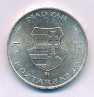 1946. 5Ft Ag "vastag Kossuth" kapszulában T:VF kapszulában Adamo F8