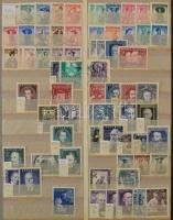 Ausztria gyűjtemény a korai időszaktól 1983-ig, több száz különféle bélyeg 10 lapos A4-es berakóban