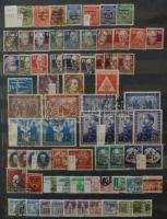 NDK gyűjtemény / előrendező, benne több száz bélyeg 12 lapos A4-es berakóban