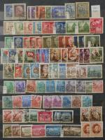 NDK gyűjtemény / előrendező, benne több száz bélyeg 12 lapos A4-es berakóban