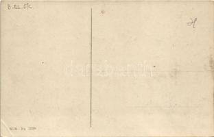 Boldog karácsonyi ünnepeket / Children art postcard. M. M. Nr. 1220. s: P. Ebner (EK)