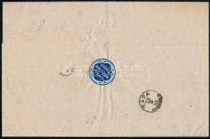 1880 2 x 5kr ajánlott levélen / on registered cover "TATA-TÓVÁROS" - Budapest