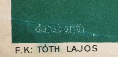 Konecsni György (1908-1970): Jöjjetek a Felvidékre és a Kárpátokba! Plakát, papír, jelzett a plakáto...