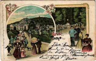 1900 Baden bei Wien, Curhaus. Regel &amp; Krug / spa (b)