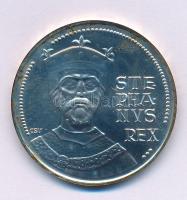 1972. 100Ft Ag "Szent István" T:BU patina
Adamo EM39