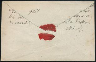 ~1864 15kr ajánlott levél előlapon Velencébe, piros "PEST / RECOMANDIRT" bélyegzéssel / 15...