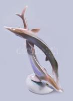 Hollóházi vizapár. Jelzett, hibátlan, m: 22 cm