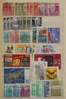 Ausztria, Németország, Svájc, angol stb. kis tétel, benne többlet példányok is, 16 lapos közepes berakóban