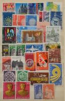 Ausztria, Németország, Svájc, angol stb. kis tétel, benne többlet példányok is, 16 lapos közepes ber...