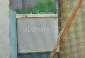 Neuberger István (1953-): "Uzsgyi", 2021. Olaj, farost. Jelezve jobbra lent: Neuberger 21....