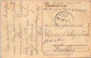 1914 Budapest V. Parlament, Országház a jövőben montázs. L. és P. 2646. / in the future montage (fl)