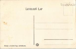 Beckó, Beczkó, Beckov; Evangélikus templom és paplak, vár. Fogyasztási szövetkezet kiadása / Luthera...