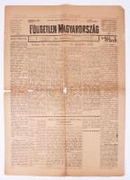 1919 Bp., A Független Magyarország XIX. évfolyamának 74. száma, román cenzúrával