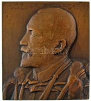 Vágó Dezső (1882-1945) 1911. "József főherceg / Nemzetközi Vas- és Gépipari Újdonságok és Szabadalmak Kiállítása Budapest 1911" kétoldalas, vert, bronz plakett (65,5x58,5mm) T:XF Hungary 1911. "József főherceg / Nemzetközi Vas- és Gépipari Újdonságok és Szabadalmak Kiállítása Budapest 1911" double-sided, struck, bronze medallion Sign:Vágó Dezső (65,5x58,5mm) C:XF