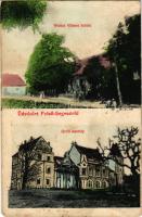 1911 Felsősegesd (Segesd), Weiler Vilmos üzlete, Gróf Széchenyi kastély (fl)