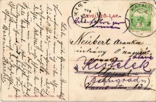 1912 Katalinhuta, Katarínska Huta (Szinóbánya, Cinobana); Üveggyári kastély / castle of the glass fa...