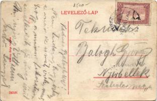 1921 Kisvárda, Fő utca, piac, Bencs Mihály és Fia, Eperjessy üzlete. Marczy Géza kiadása (fl)