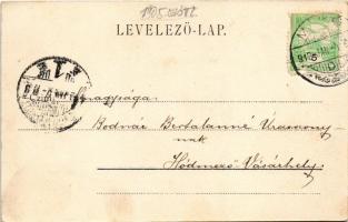 1912 Makó, Hagymavásár, piac, magyar folklór (b)