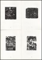 1978 Bordás Ferenc harminc fametszet. Bp., 1978, Kisgrafika Barátok Köre, 16 p.+30 t. Kiadói papírma...