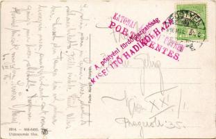 1916 Pöstyén, Piestany; Bankára vezető híd. Fuchs Margit kiadása / Brücke nach Banka / bridge to Ban...