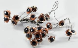 10-12 pár játékbaba üvegszem