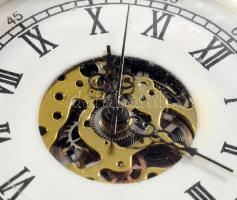 Heritage kézi felhúzós zsebóra, leírással, jó állapotban + egy modern kvarc zsebóra