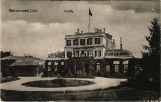 1917 Morvaszentjános, Szentjános, Moravsky Svaty Ján; Hohenlohe herceg kastélya. Wiesner Alfred kiadása / Schloss / castle (EB)
