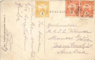 1917 Morvaszentjános, Szentjános, Moravsky Svaty Ján; Hohenlohe herceg kastélya. Wiesner Alfred kiad...