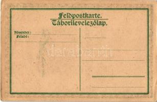 1918 Unser Beitrag, Kaiser u. König Karl / Első világháborús tábori levelezőlap / WWI Austro-Hungari...