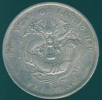 Kína/Chili tartomány 1908 1$ Ag T:2