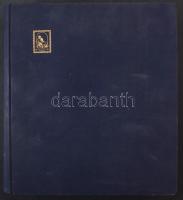 20 vastag fekete lapos nagyalakú berakó kék vászon borítással jó állapotban