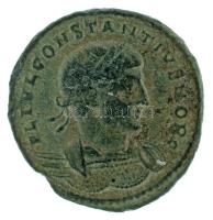 Római Birodalom / Antioch / II. Constantinus 330-335. Follis bronz (1,85g) T:XF Roman Empire / Antioch / Constantine II 330-335. Follis bronze "FL IVL CONSTANTIVS NOB C / GLOR-IA EXERC-ITVS SMANH" two soldiers standing facing each other, each holding spear and shield, two standards between them (1,85g) C:XF RIC VII. 88, H