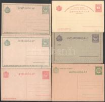 6 db régi használatlan díjjegyes