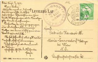 1912 Felsőhági, Visne Hagy, Vysné Hágy (Magas-Tátra, Vysoké Tatry); Étterem. Divald Károly műintézet...