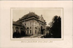 1910 Pöstyén, Piestany; Ferenc József fürdő / Franz Josephs Bad / spa. photo