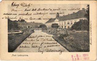 1911 Lednicróna, Lednicz-Rovne, Lednicz-Rownye, Lednické Rovne; Park (EM)