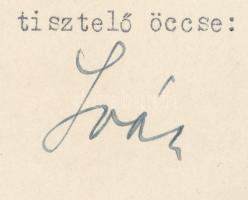 1922 Bp., nagyrákói és kelemenfalvi Rakovszky Iván (1885-1960) politikus, belügyminiszter (Bethlen-k...