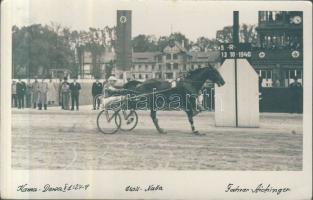 1940 Német lóverseny, photo, 1940 German horserace photo