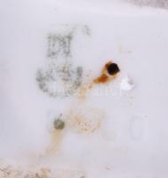 Zsolnay korsós kisfiú, kézzel festett, jelzett, kopásokkal, hibátlan m: 20 cm