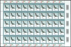 2015 Magyarország állatvilága - Postagalamb hajtatlan teljes ívsor / Mi 5755-5756 complete sheet