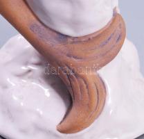 GF jelzéssel: Molett sellő. Mázas kerámia, jelzett, kis kopással m: 17 cm